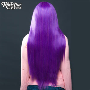 Lace Front Yaki Straight 32" - Purple Mix -00700