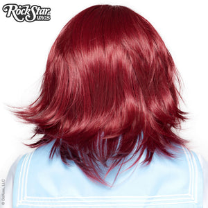 Cosplay Wigs USA™ <br> Boy Cut Shag - Burgundy -00286