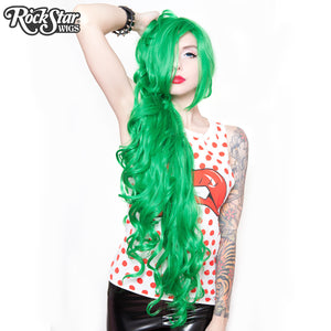 Cosplay Wigs USA™ <br> Curly 90cm/36" - Emerald Green -00324