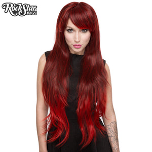 RockStar Wigs® <br> Ombre Alexa™ Collection - Wine Red Fade-00205