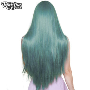 Lace Front Yaki Straight 32" - Turquoise Mix 00701