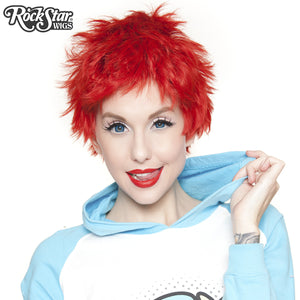 RockStar Wigs® Sassi Short - True Red -00469