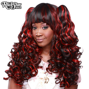 Gothic Lolita Wigs® <br> Baby Dollight™ Collection - 00003 Black & Red Blend