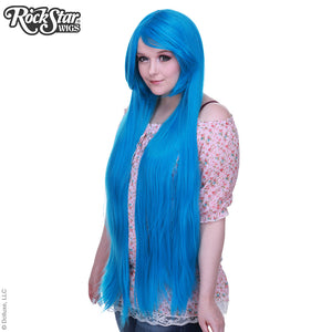 Cosplay Wigs USA™ <br> Straight 100cm/40" - Miku Blue- 00354