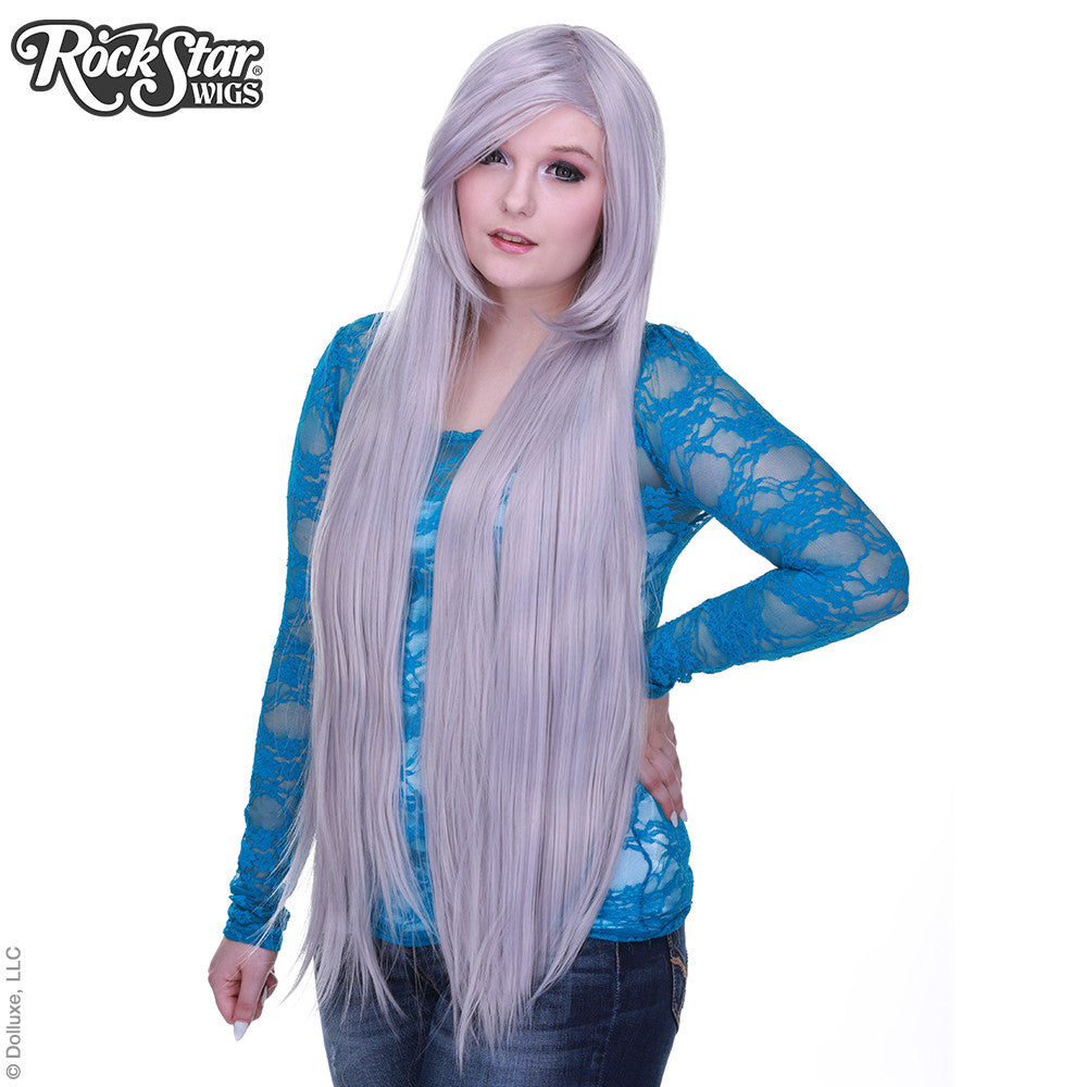 Cosplay Wigs USA™ <br> Straight 100cm/40" - Silver -00359