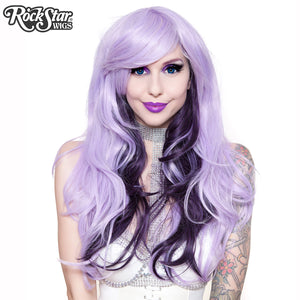 RockStar Wigs® <br> Downtown Girl™ Collection - Lavender Blonde Mix & Black Plum Mix -00514
