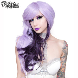RockStar Wigs® <br> Downtown Girl™ Collection - Lavender Blonde Mix & Black Plum Mix -00514
