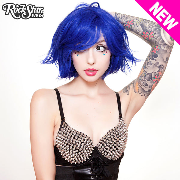RockStar Wigs® <br> Hologram 12" - Royal Blue Mix -00666