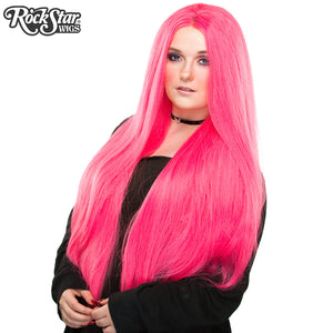 Lace Front Yaki Straight 32" - Atomic Hot Pink -00697