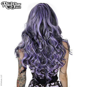 Gothic Lolita Wigs® <br> Duplicity™ Collection - Creepy Cutie Patootie (Lavender/Black Blend) -00025