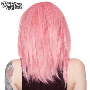 Lace Front 18" Layered Yaki - Milkshake Pink Mix -00788