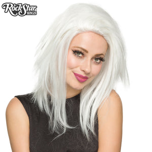 Lace Front 18" Layered Yaki - White 00791