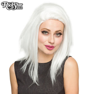 Lace Front 18" Layered Yaki - White 00791