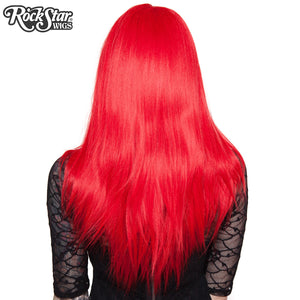 Lace Front 24" Long Straight - Red Mix - 00186