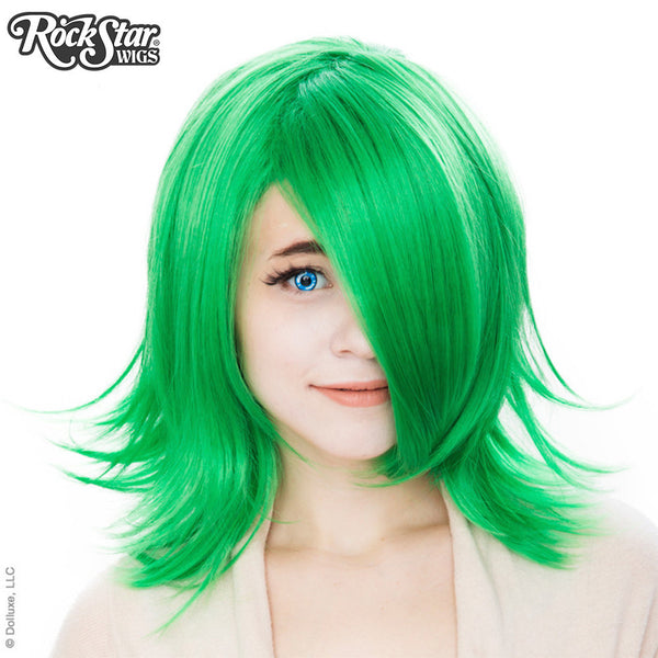Cosplay Wigs USA™ <br> Boy Cut Shag - Emerald Jade Green -00290