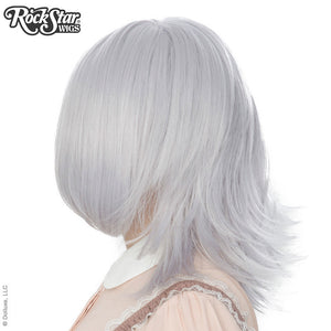 Cosplay Wigs USA™ <br> Boy Cut Shag - Silver -00299