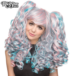 Gothic Lolita Wigs® <br> Baby Dollight™ Collection - 00013  Pink & Blue Blend