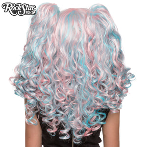 Gothic Lolita Wigs® <br> Baby Dollight™ Collection - 00013  Pink & Blue Blend