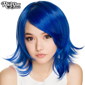 Cosplay Wigs USA™ <br> Boy Cut Shag - Royal Blue -00297