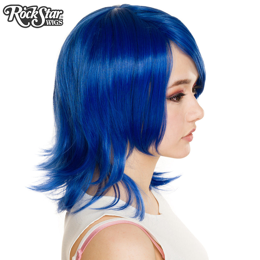 Cosplay Wigs USA™ <br> Boy Cut Shag - Royal Blue -00297