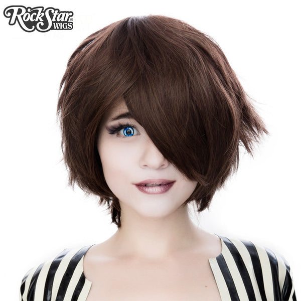 Cosplay Wigs USA™ <br> Boy Cut Short - Brown -00446