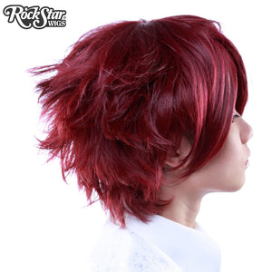 Cosplay Wigs USA™ <br> Boy Cut Short - Burgundy -00260