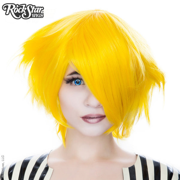 Cosplay Wigs USA™ <br> Boy Cut Short - Yellow -00449