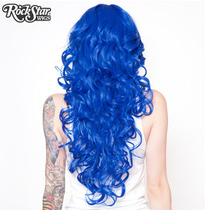 Cosplay Wigs USA™ <br> Curly 70cm/28" - Royal Blue -00310