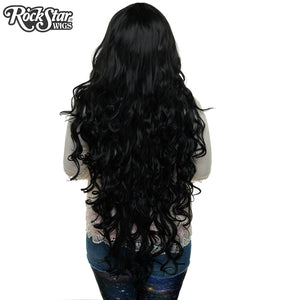 Cosplay Wigs USA™ <br> Curly 90cm/36" - Black -00317