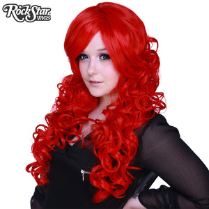 Cosplay Wigs USA™ <br> Curly 70cm/28" - True Red -00313