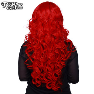Cosplay Wigs USA™ <br> Curly 70cm/28" - True Red -00313