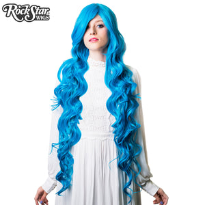 Cosplay Wigs USA™ <br> Curly 90cm/36" - Sky Blue -00334