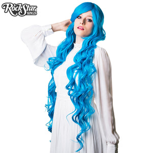 Cosplay Wigs USA™ <br> Curly 90cm/36" - Sky Blue -00334