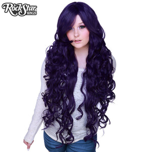 Cosplay Wigs USA™ <br> Curly 90cm/36" - Purple Black -00331