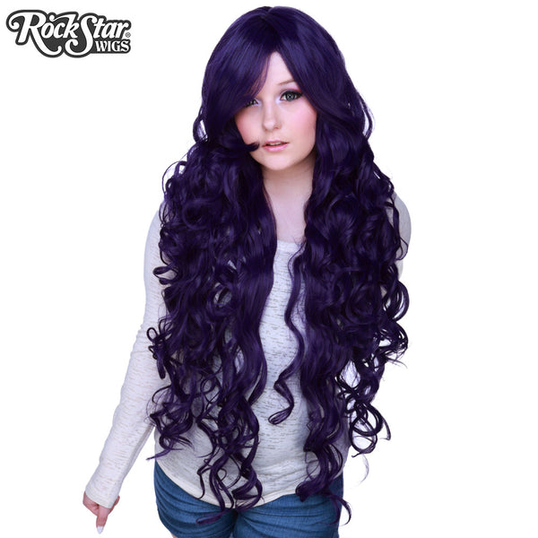 Cosplay Wigs USA™ <br> Curly 90cm/36" - Purple Black -00331