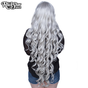 Cosplay Wigs USA™ <br> Curly 90cm/36" - Silver -00333