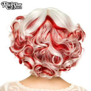 Gothic Lolita Wigs® <br> Curly Bob™ - 00022 Red & White Blend