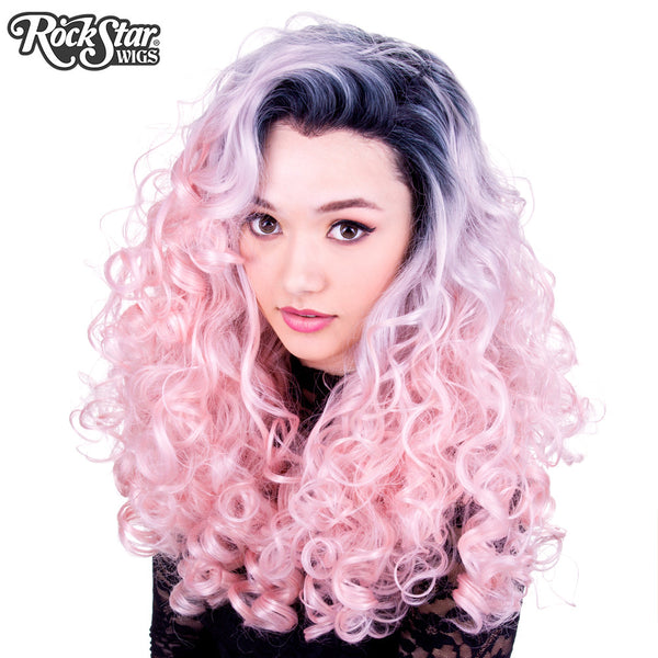 Curly Dark Roots - Rockstar Wigs