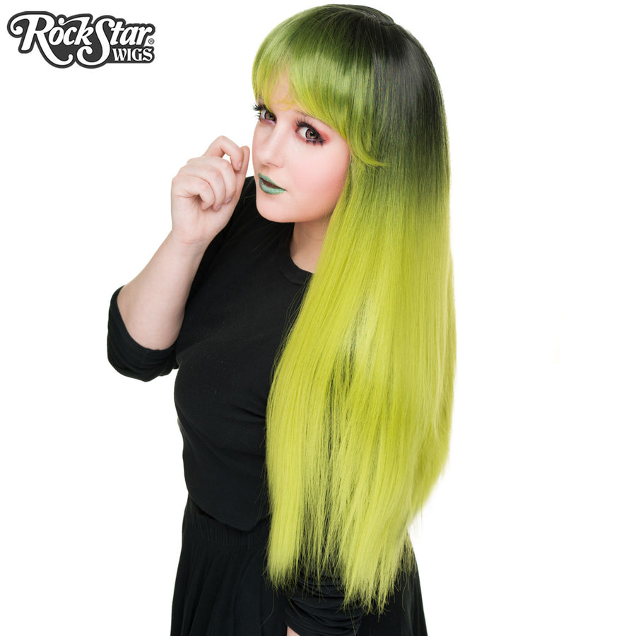 RockStar Wigs® Bella Dark Root™ Collection - Lime Green -00519