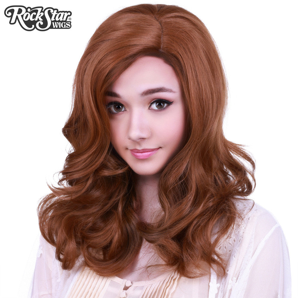 Lace Front Long Sleek Bob - Medium Brown Blend - 00764