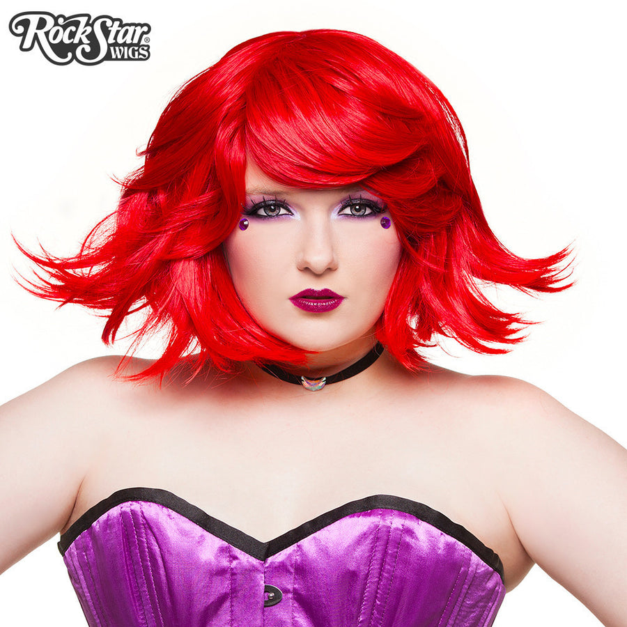 RockStar Wigs® <br> Hologram 12" - Jem Red - 00659