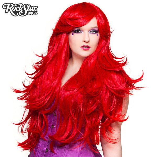 RockStar Wigs® <br> Hologram 32" - Jem Red-00614