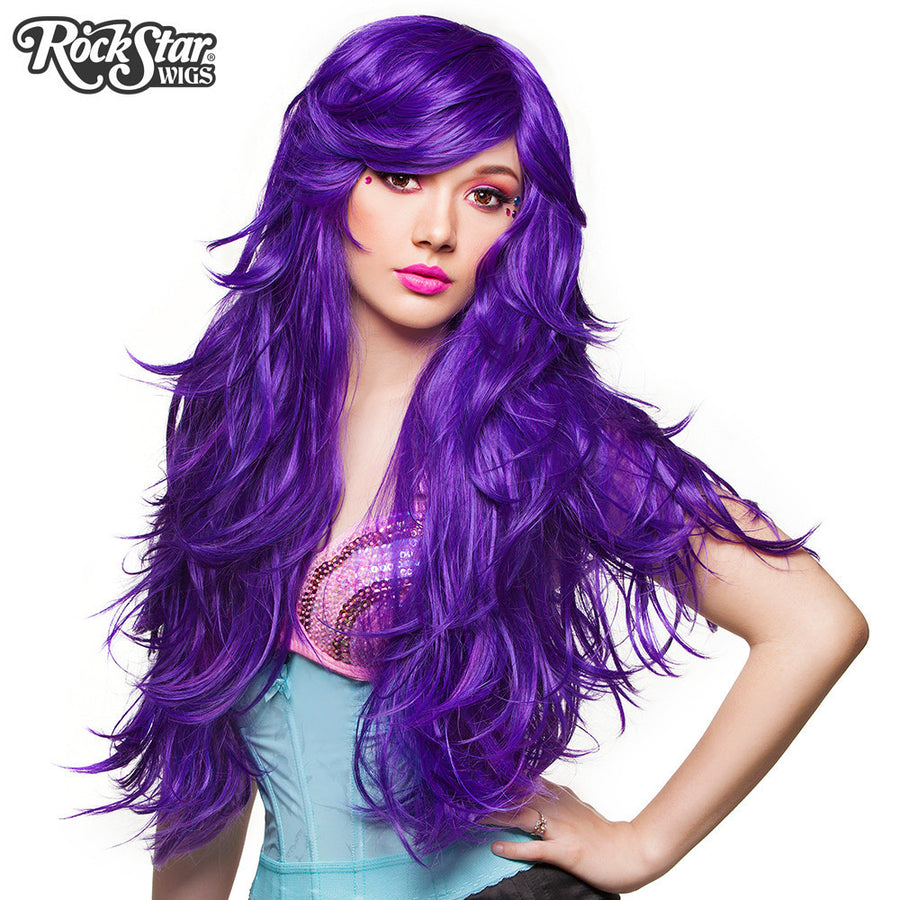 RockStar Wigs® <br> Hologram 32" - Purple Grape-00616