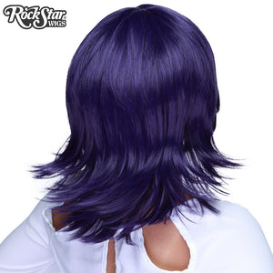 Cosplay Wigs USA™ <br> Boy Cut Shag - Purple Black -00296