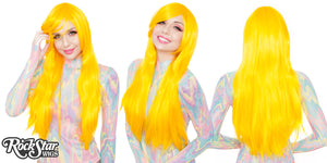 Cosplay Wigs USA™ <br> Straight 70cm/28" - Yellow 00549