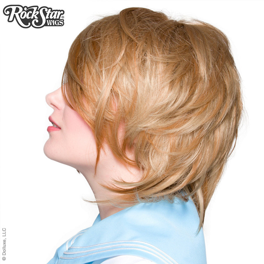 Cosplay Wigs USA™ <br> Boy Cut Long - Milk Tea -00280