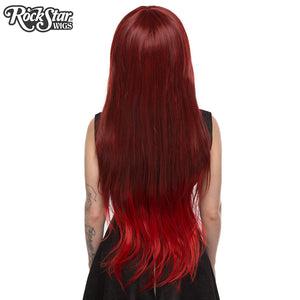 RockStar Wigs® <br> Ombre Alexa™ Collection - Wine Red Fade-00205