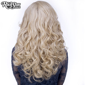 Lace Front Peek-A-Boo - Light Medium Blonde -00536