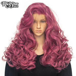 Lace Front Peek-A-Boo - Rose Plum-00584