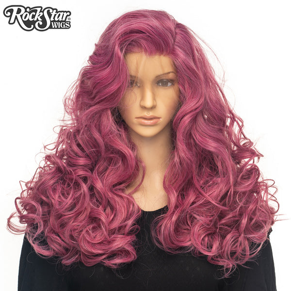 Lace Front Peek-A-Boo - Rose Plum-00584